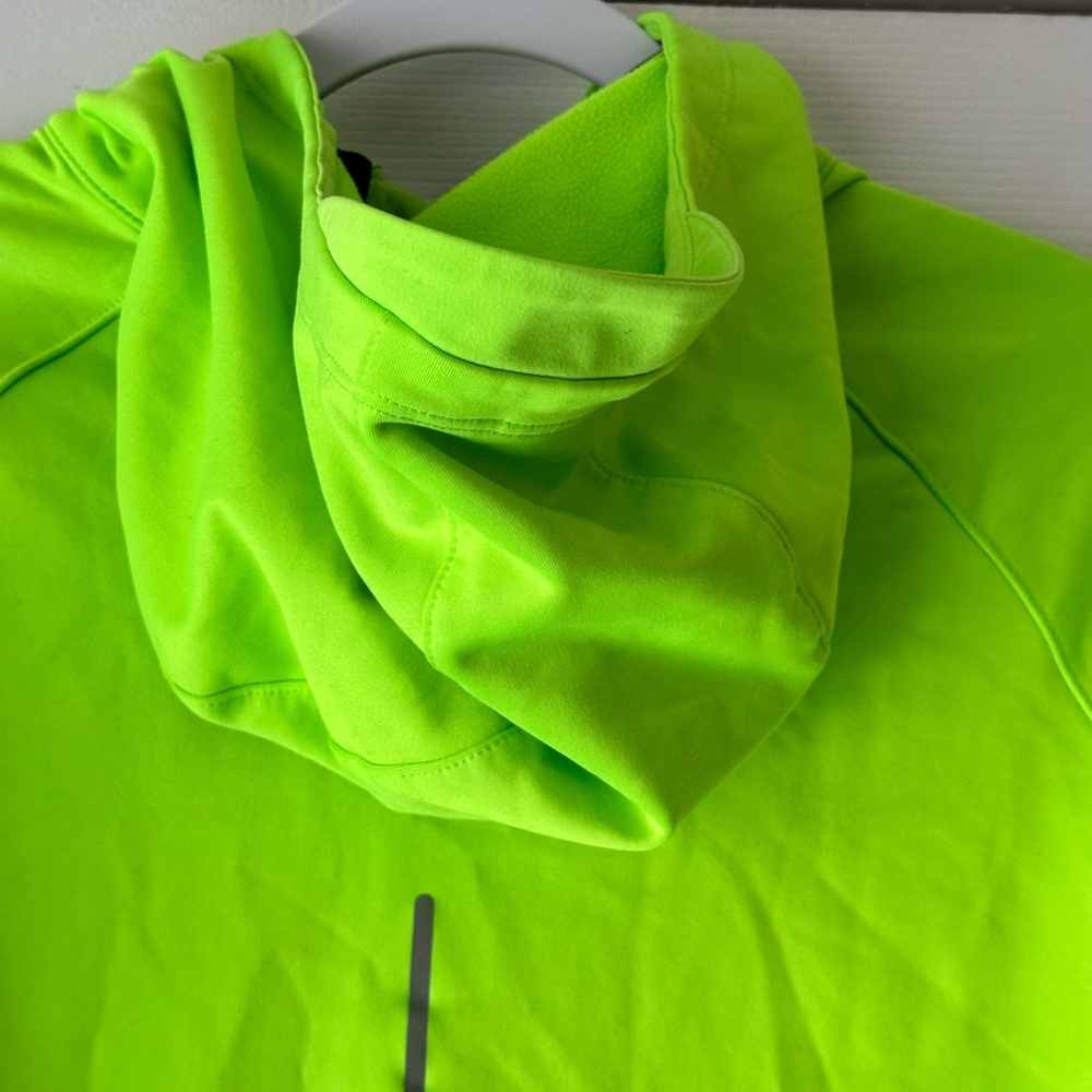 Nike Women’s Fluorescent Green Hoodie size M - Picture 8 of 9